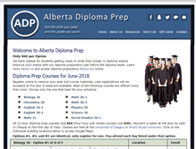 Tablet Screenshot of diplomaprep.com